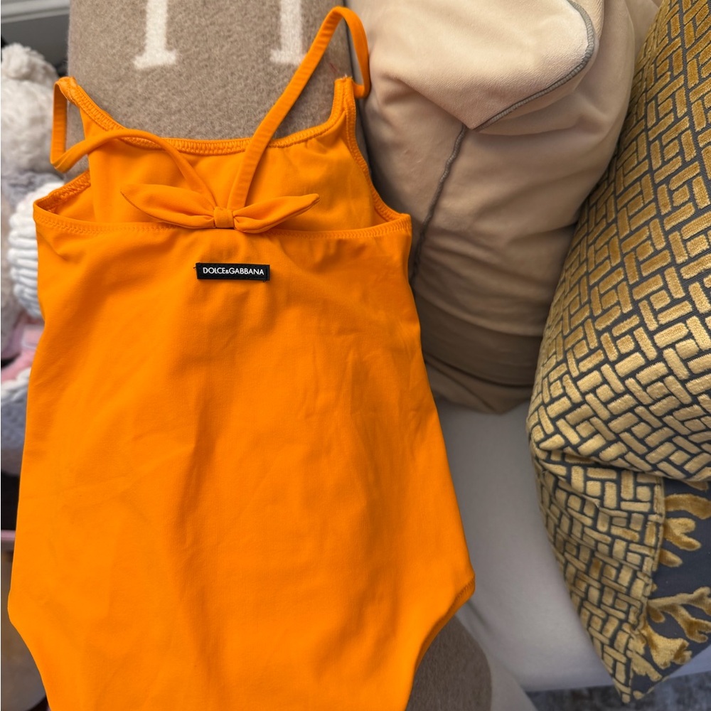 Dolce & Gabbana Vibrant Orange Swimwear